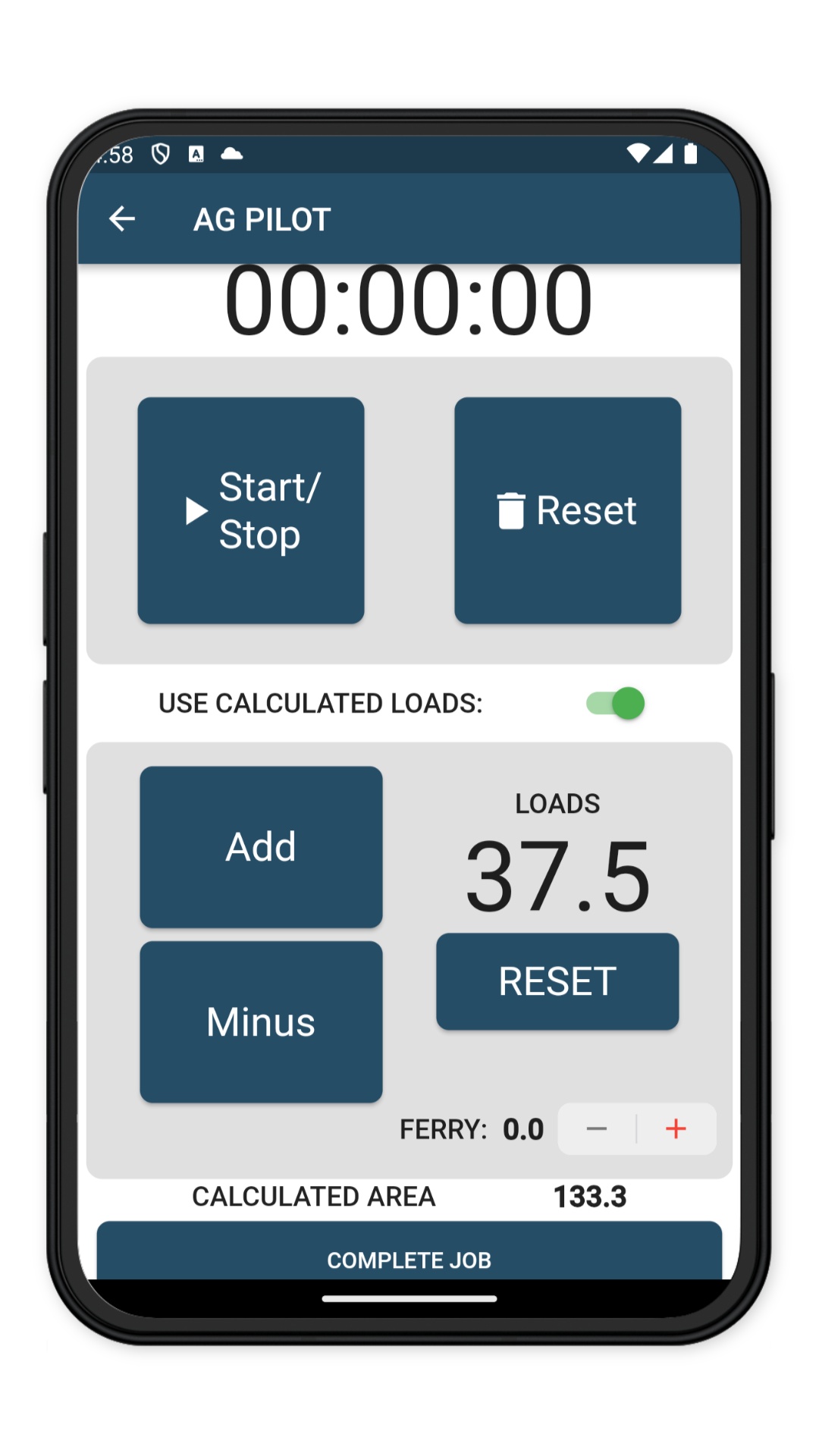 AgPilot application screen